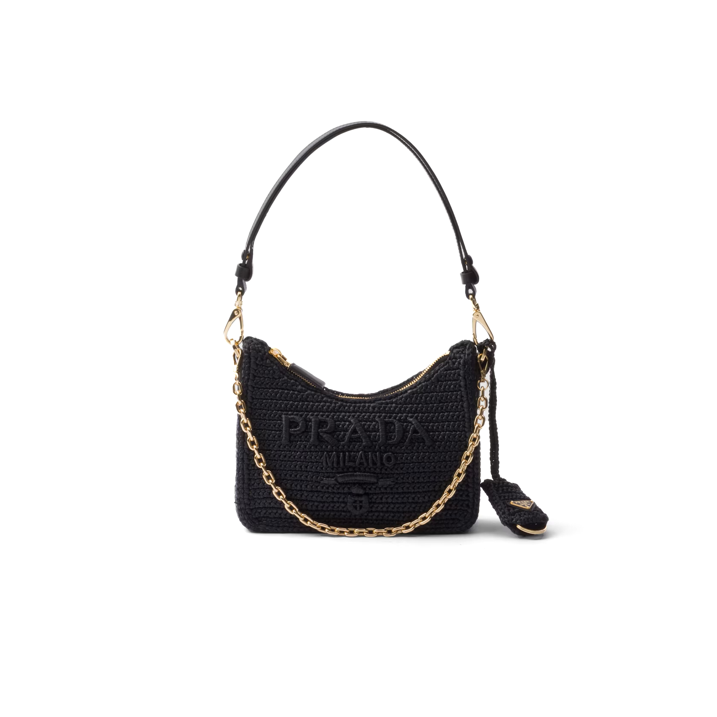 PRADA RE-EDITION MINI CROCHET BAG 1BC204 (22*18*6cm)